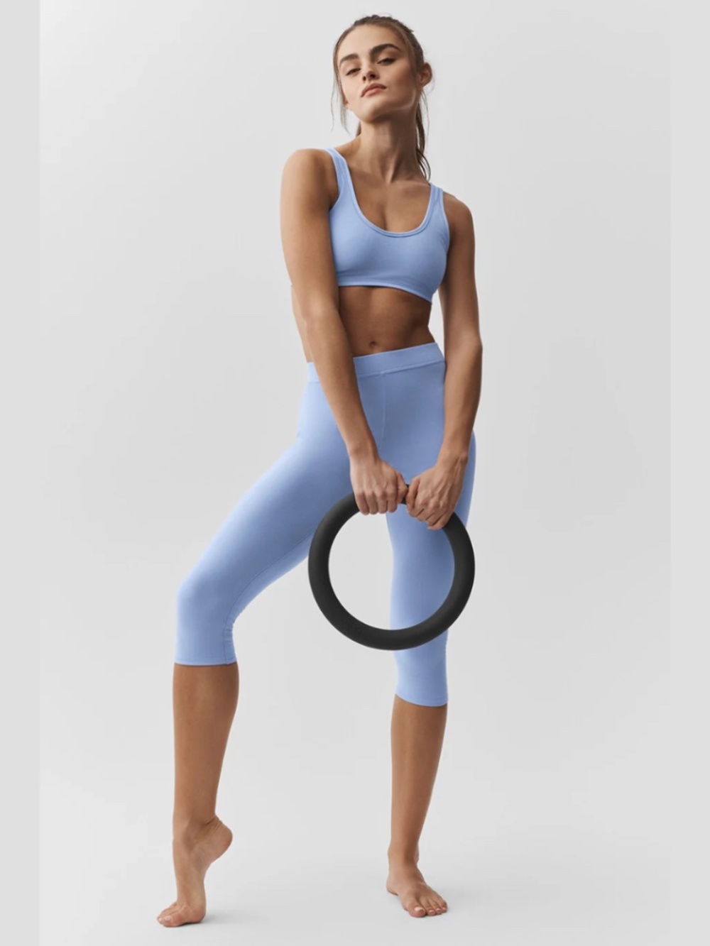 Alosoft Center Stage Bra, Size M, in Light Provence Blue - Picture 2 of 14